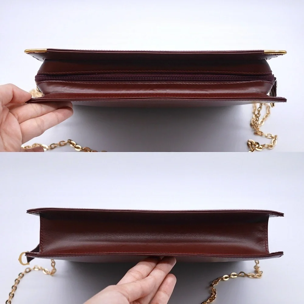 🍓Cartier Bordeaux Must de Line Clutch